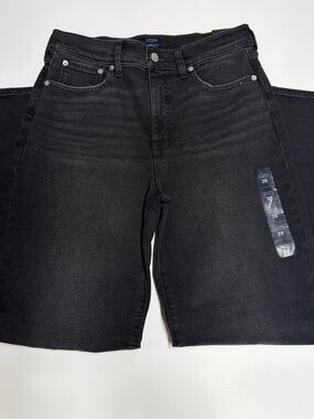 J. Crew Full Length Wide Leg Black Jeans